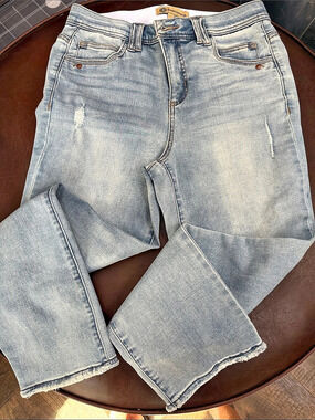 Democracy AB Solution Straight Leg Jeans in Blue Waist 10